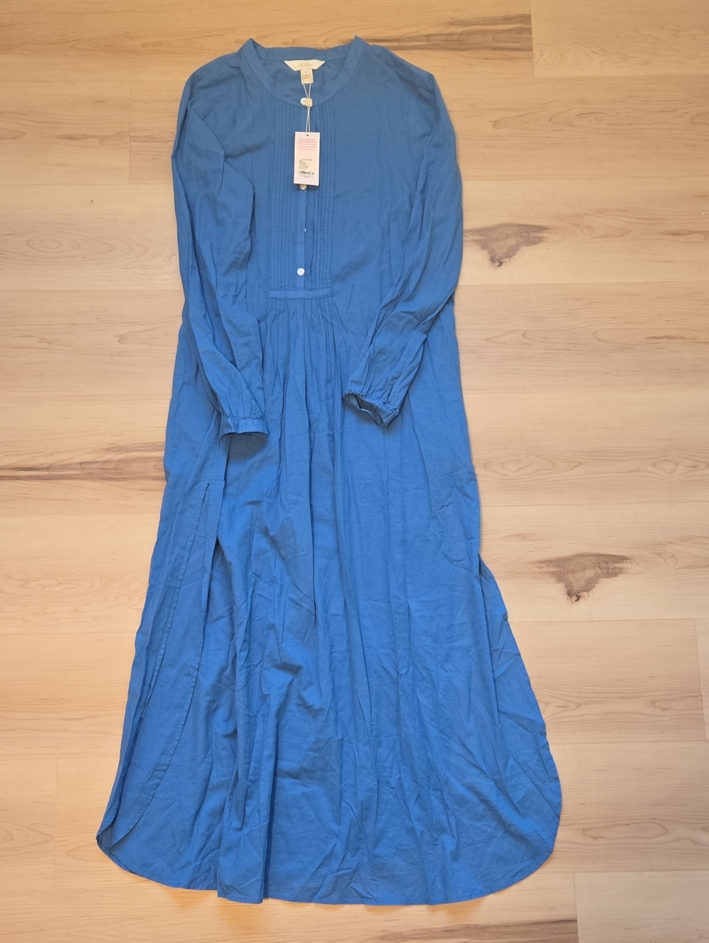 NWT Lilly Pulitzer Vassa Maxi Coverup, Morelle Blue, Size Medium